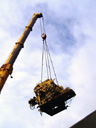 loading of used block machine