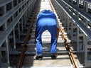 Control of installation of rails S18