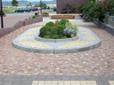 Exposition center paving blocks