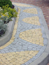 Exposition center paving blocks