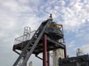 Erection of a used mixing plant
